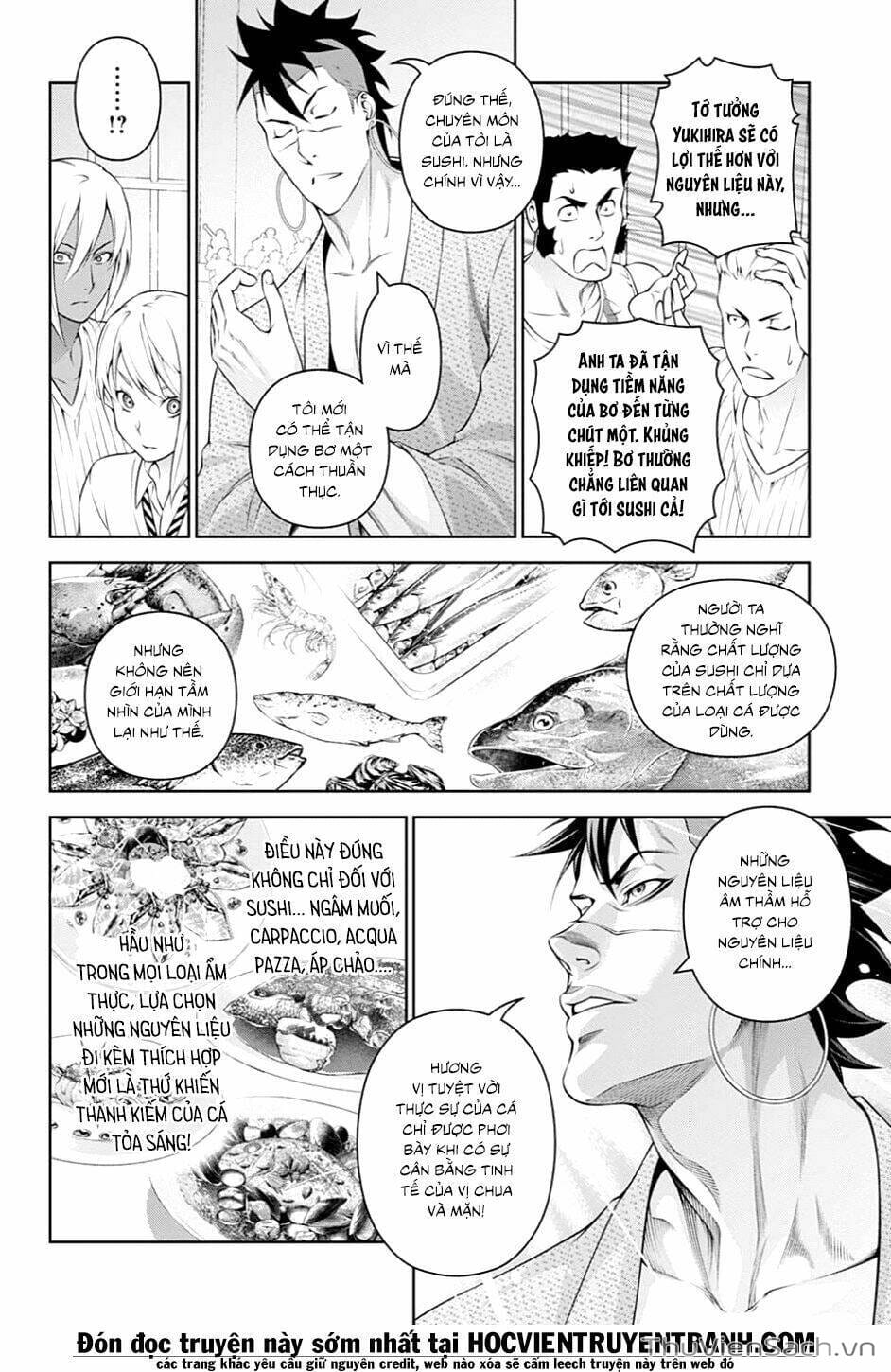 Truyện Tranh Vua Bếp Soma - Cuộc Chiến Ẩm Thực trang 7