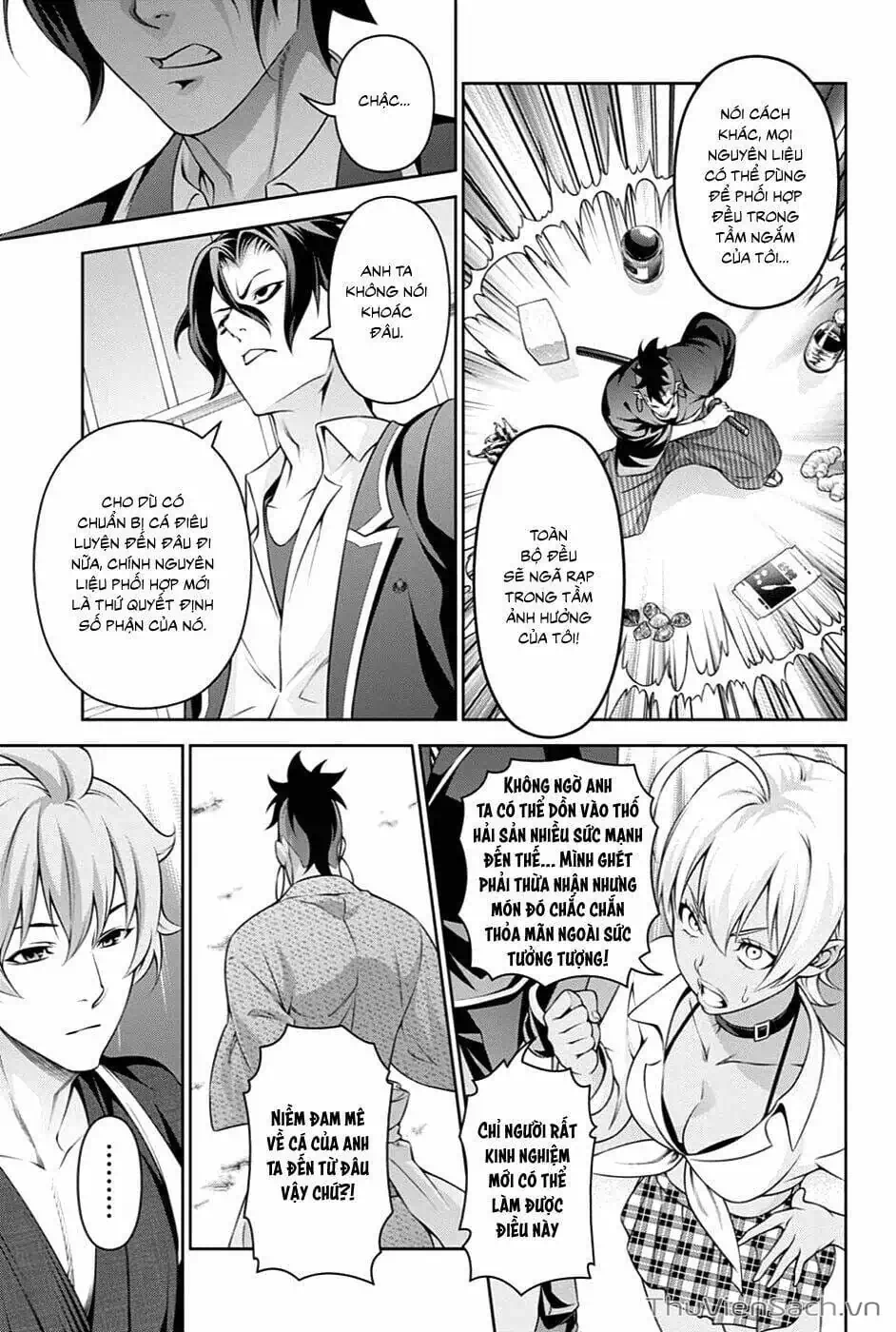 Truyện Tranh Vua Bếp Soma - Cuộc Chiến Ẩm Thực trang 7