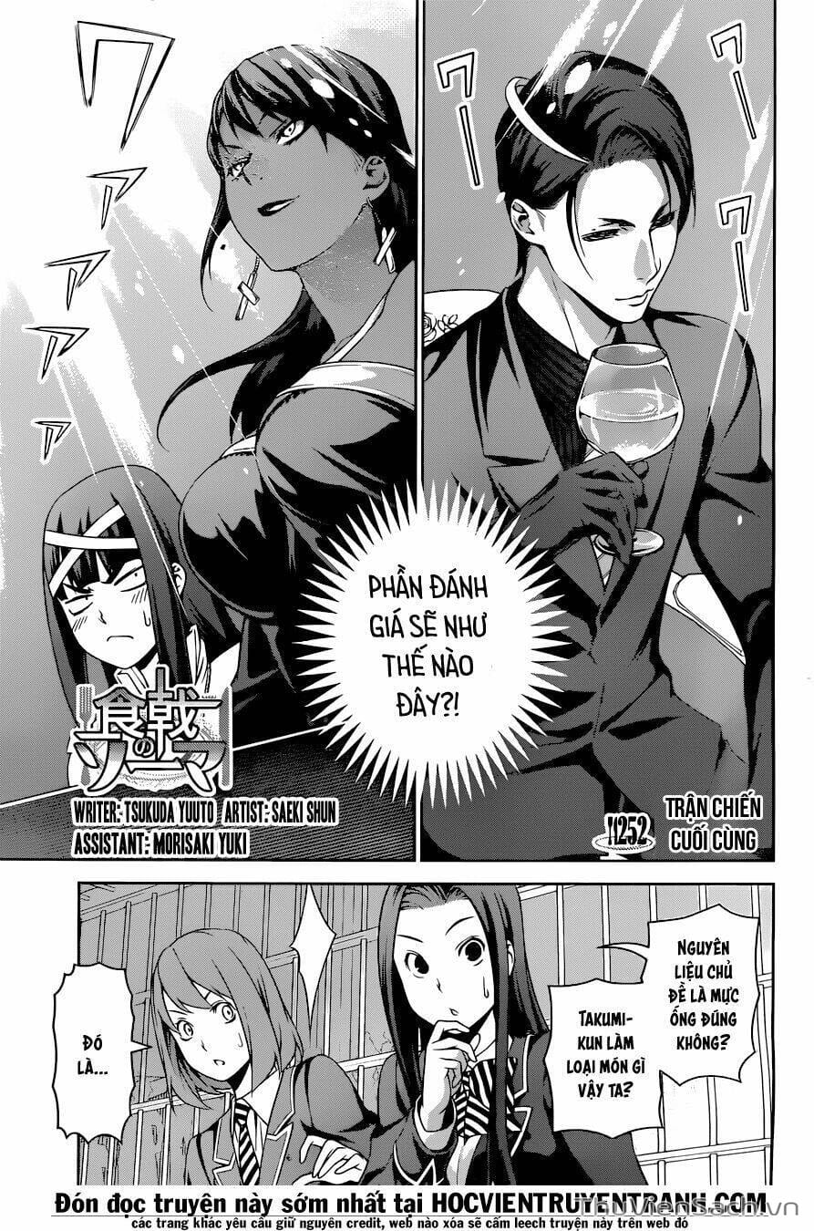 Truyện Tranh Vua Bếp Soma - Cuộc Chiến Ẩm Thực trang 7