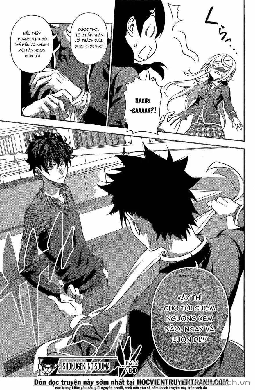 Truyện Tranh Vua Bếp Soma - Cuộc Chiến Ẩm Thực trang 7