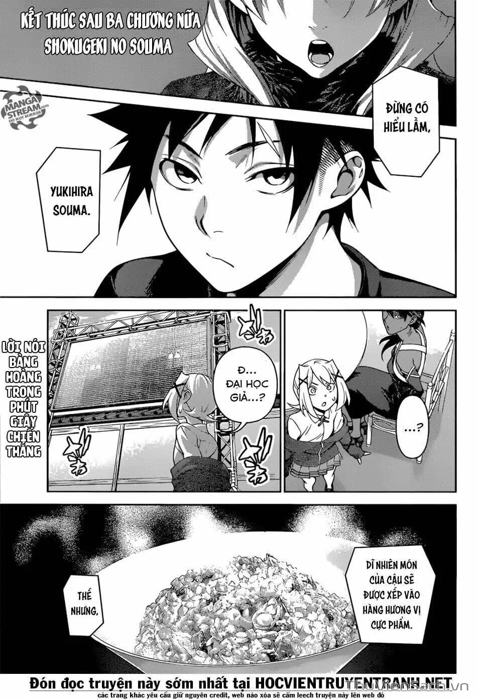 Truyện Tranh Vua Bếp Soma - Cuộc Chiến Ẩm Thực trang 7