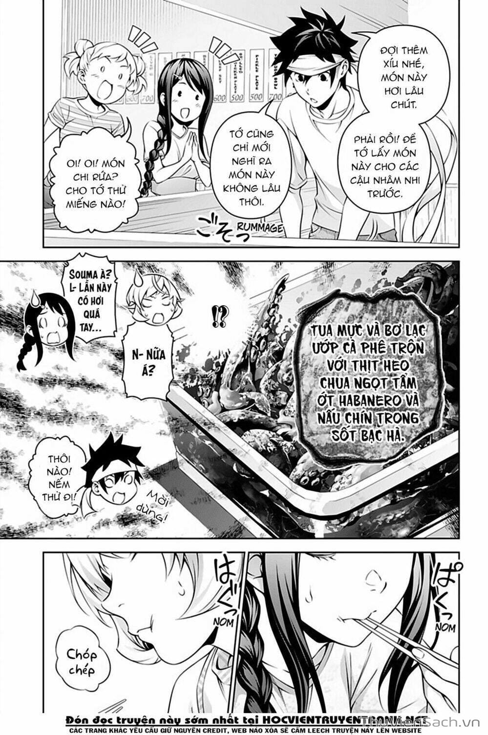 Truyện Tranh Vua Bếp Soma - Cuộc Chiến Ẩm Thực trang 7