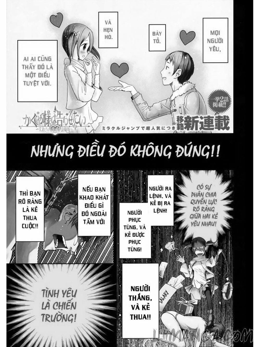 Truyện Tranh Cuộc Chiến Tỏ Tình - Kaguya-Sama: Love Is War trang 5