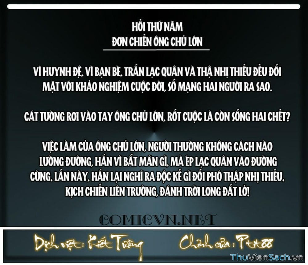 Truyện Tranh Cửu Long Thành Trại 1: Thành Phố Hắc Ám trang 5