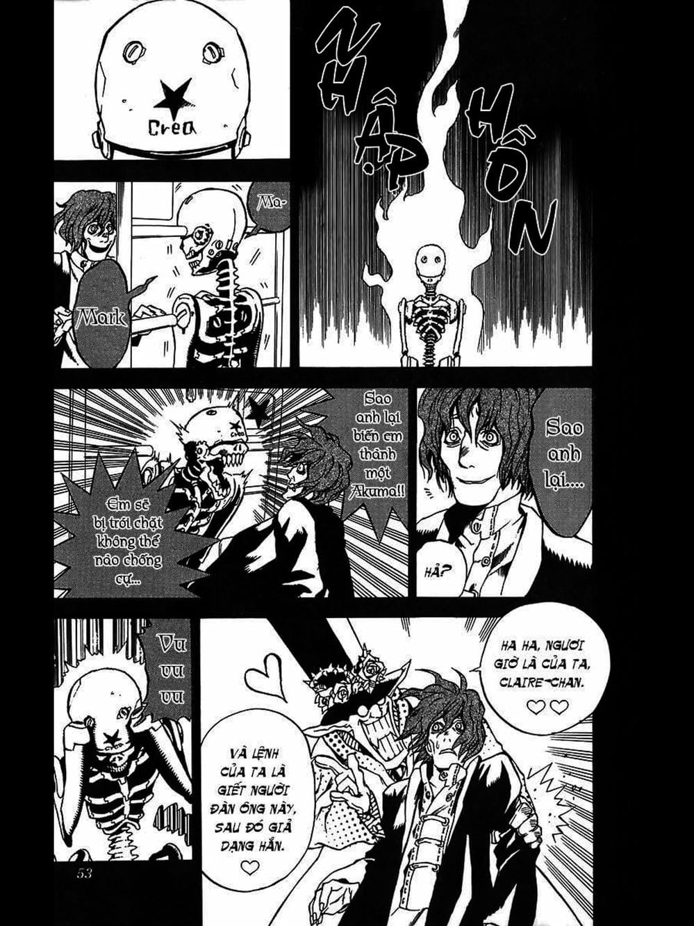 Truyện Tranh Quái Vật Sinh Ra Từ Linh Hồn Chết Chóc - D. Gray-Man trang 8