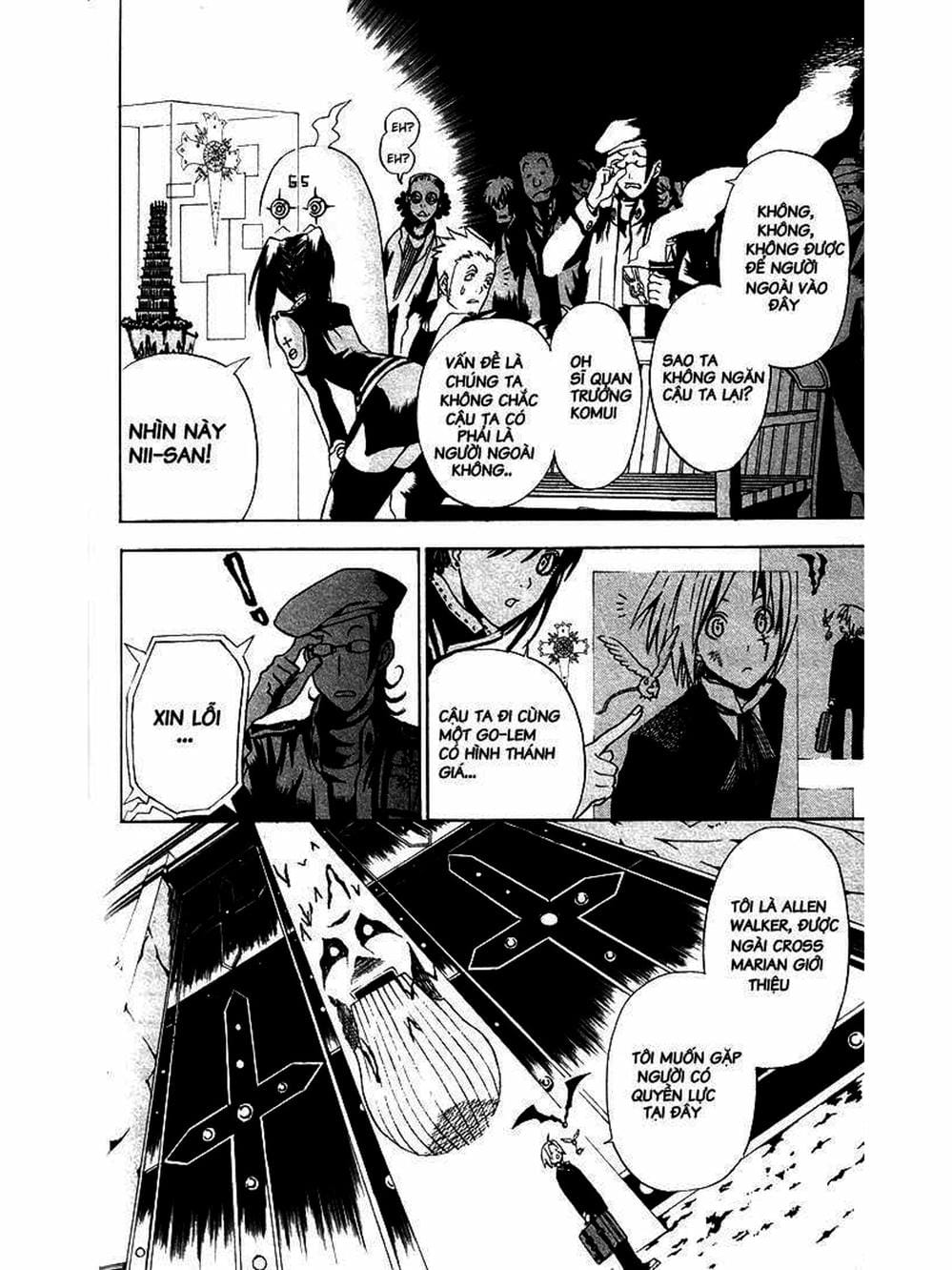 Truyện Tranh Quái Vật Sinh Ra Từ Linh Hồn Chết Chóc - D. Gray-Man trang 8