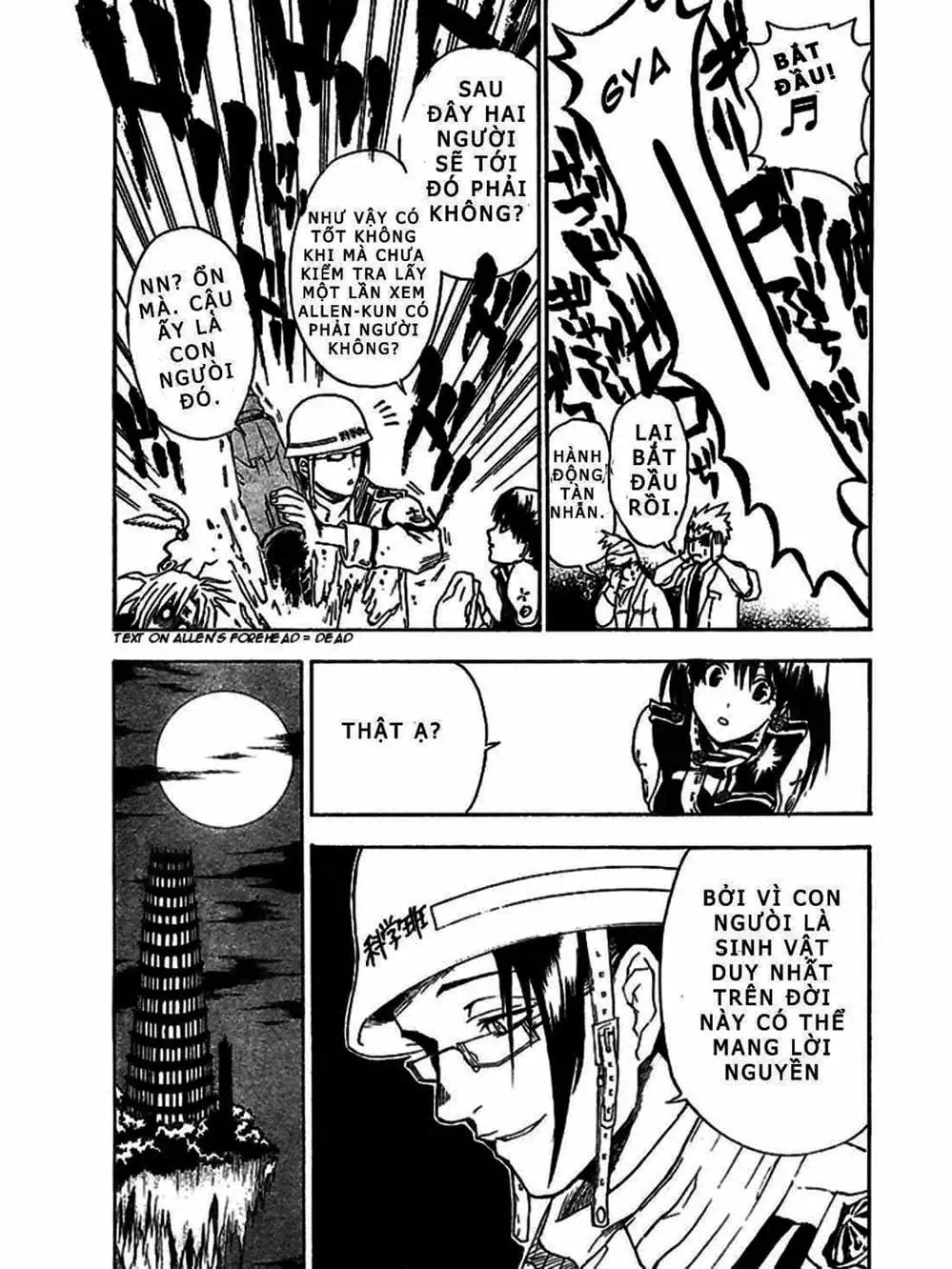 Truyện Tranh Quái Vật Sinh Ra Từ Linh Hồn Chết Chóc - D. Gray-Man trang 8