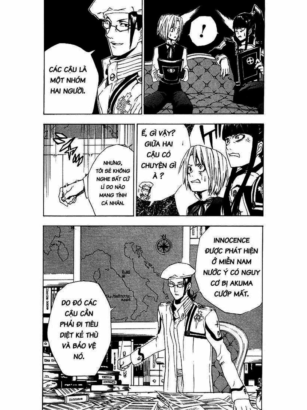 Truyện Tranh Quái Vật Sinh Ra Từ Linh Hồn Chết Chóc - D. Gray-Man trang 8