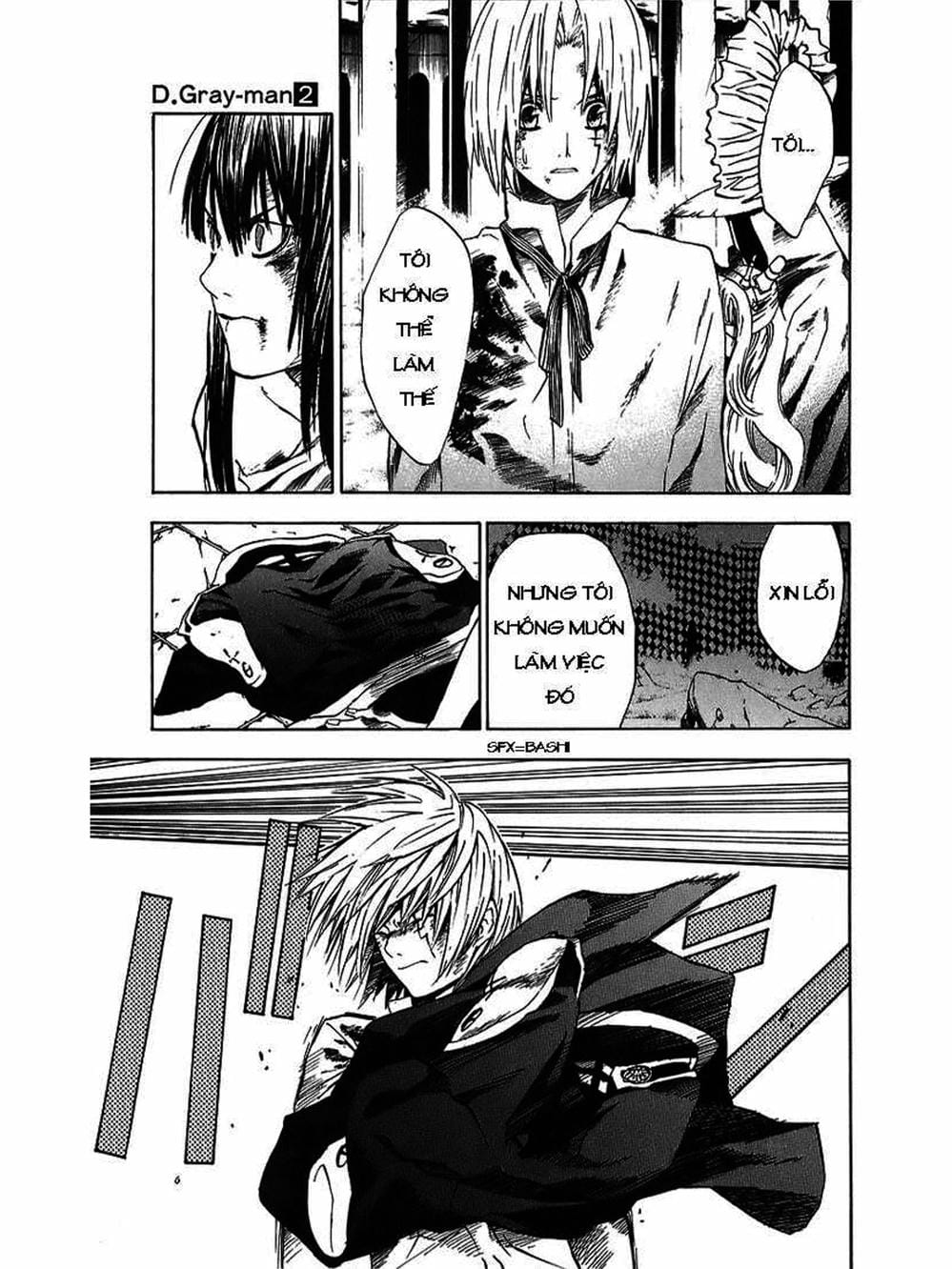 Truyện Tranh Quái Vật Sinh Ra Từ Linh Hồn Chết Chóc - D. Gray-Man trang 8