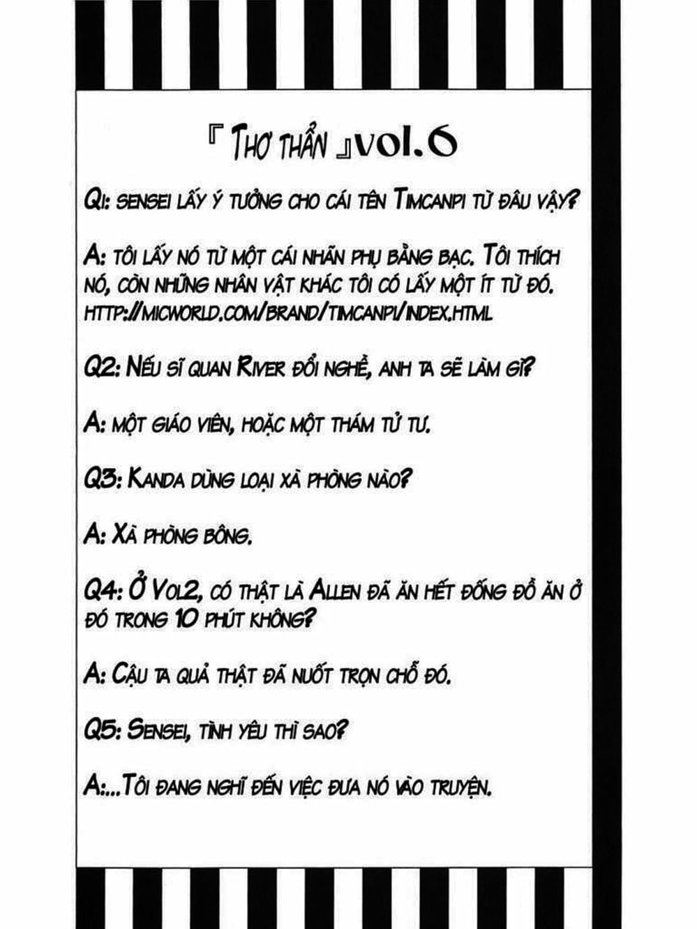 Truyện Tranh Quái Vật Sinh Ra Từ Linh Hồn Chết Chóc - D. Gray-Man trang 8