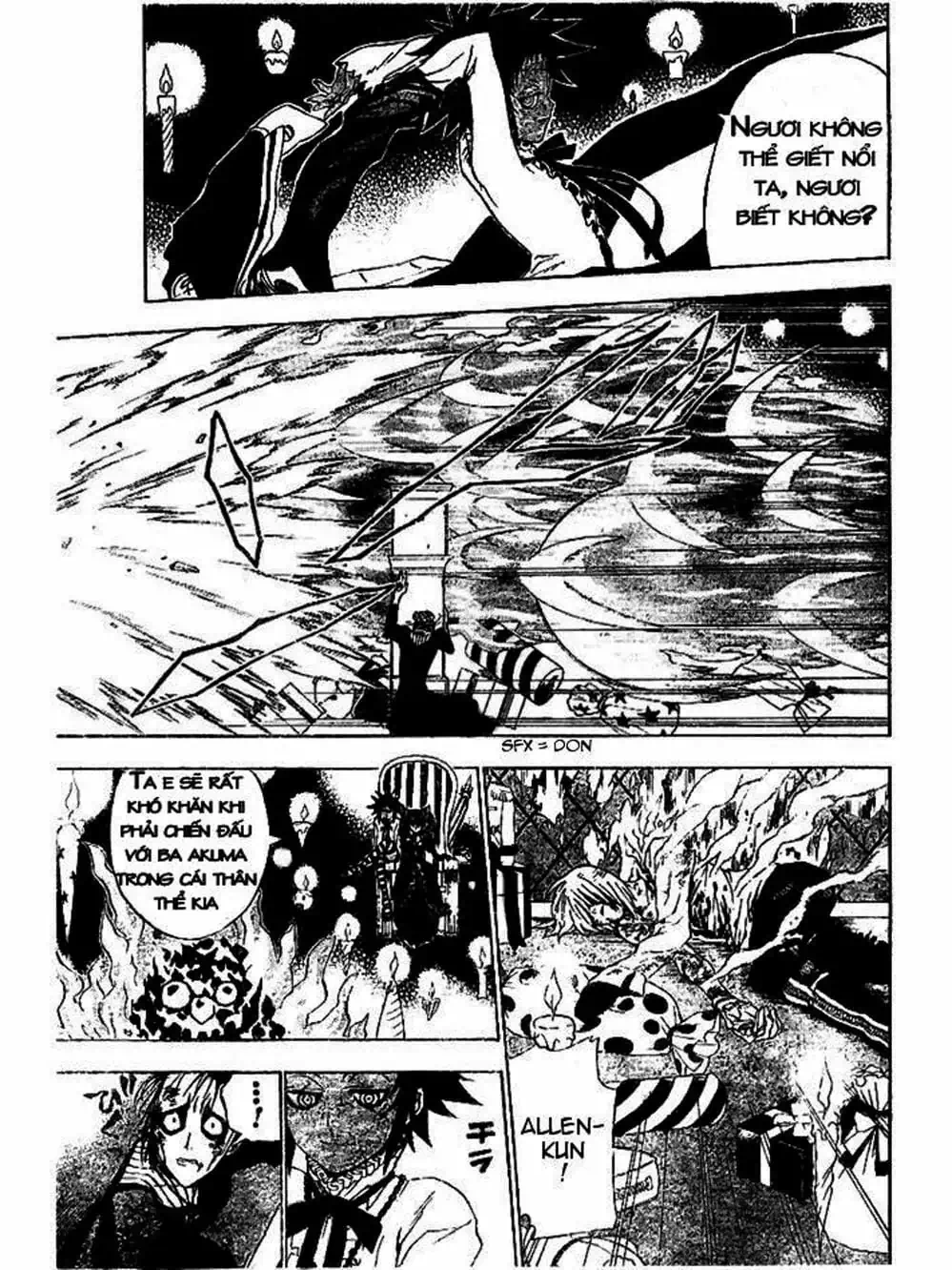 Truyện Tranh Quái Vật Sinh Ra Từ Linh Hồn Chết Chóc - D. Gray-Man trang 8