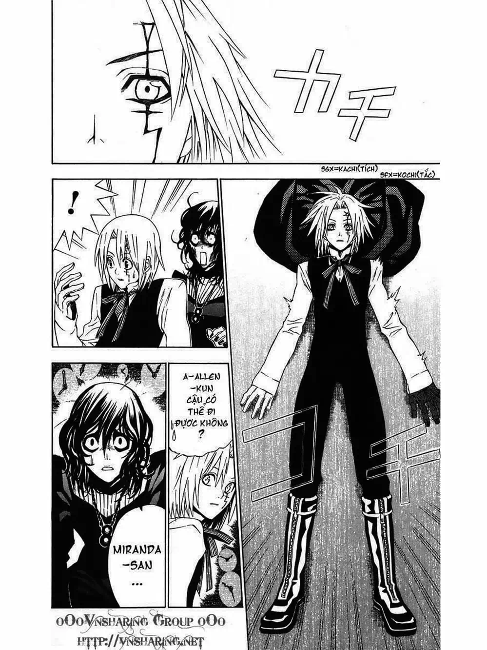 Truyện Tranh Quái Vật Sinh Ra Từ Linh Hồn Chết Chóc - D. Gray-Man trang 8