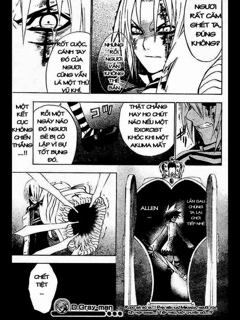 Truyện Tranh Quái Vật Sinh Ra Từ Linh Hồn Chết Chóc - D. Gray-Man trang 8