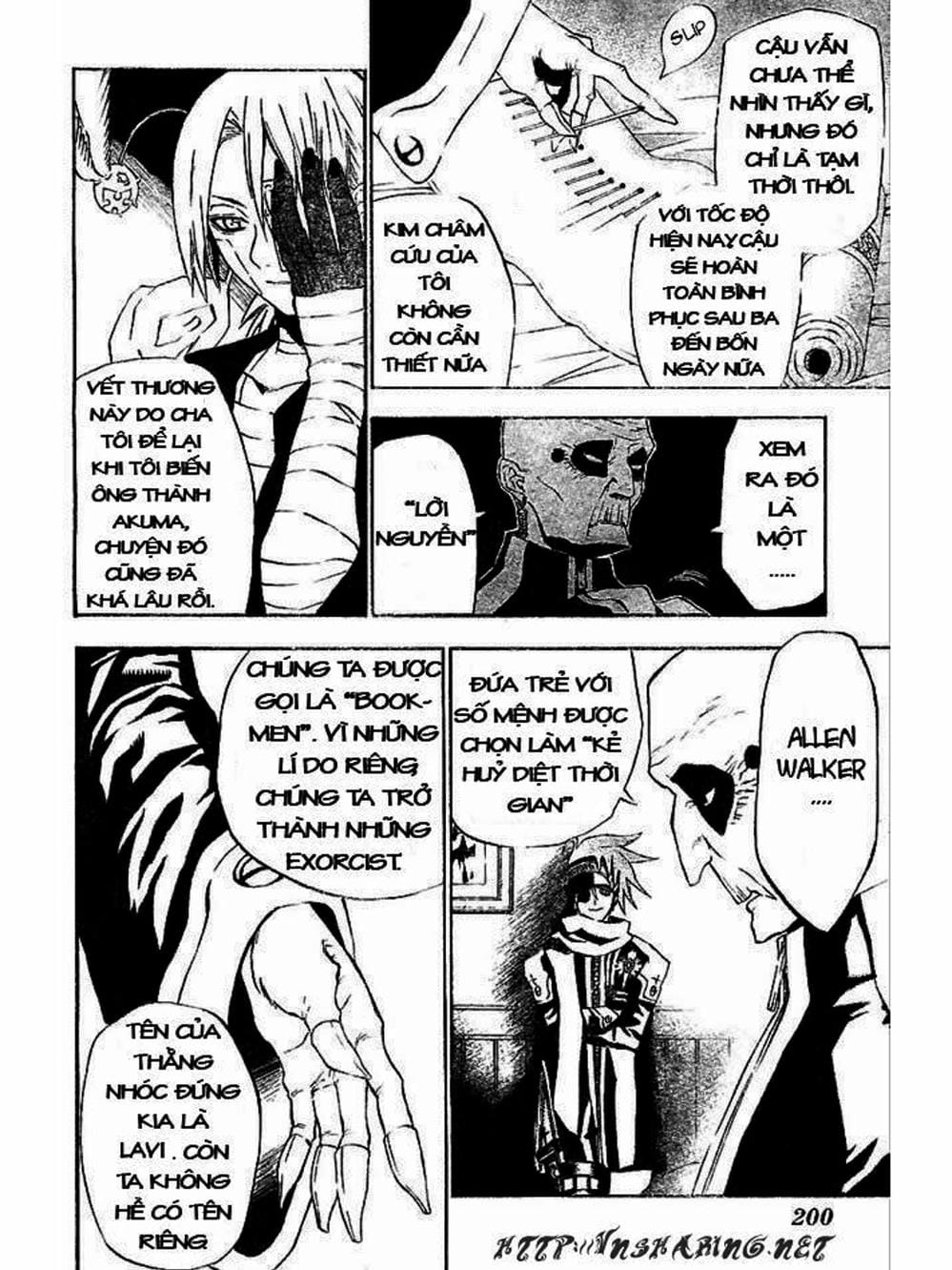 Truyện Tranh Quái Vật Sinh Ra Từ Linh Hồn Chết Chóc - D. Gray-Man trang 8