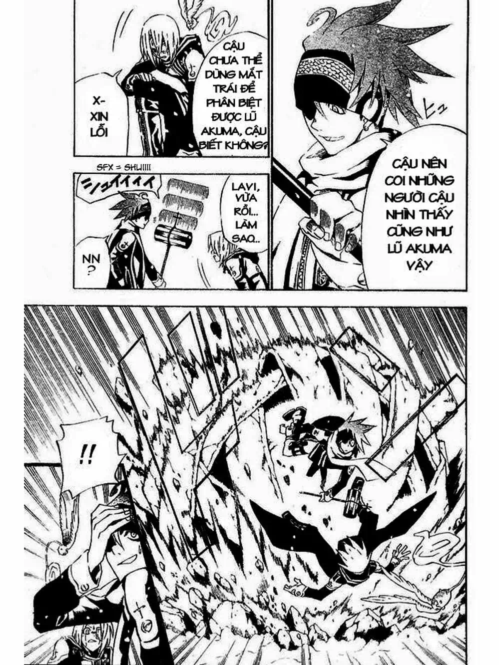 Truyện Tranh Quái Vật Sinh Ra Từ Linh Hồn Chết Chóc - D. Gray-Man trang 8