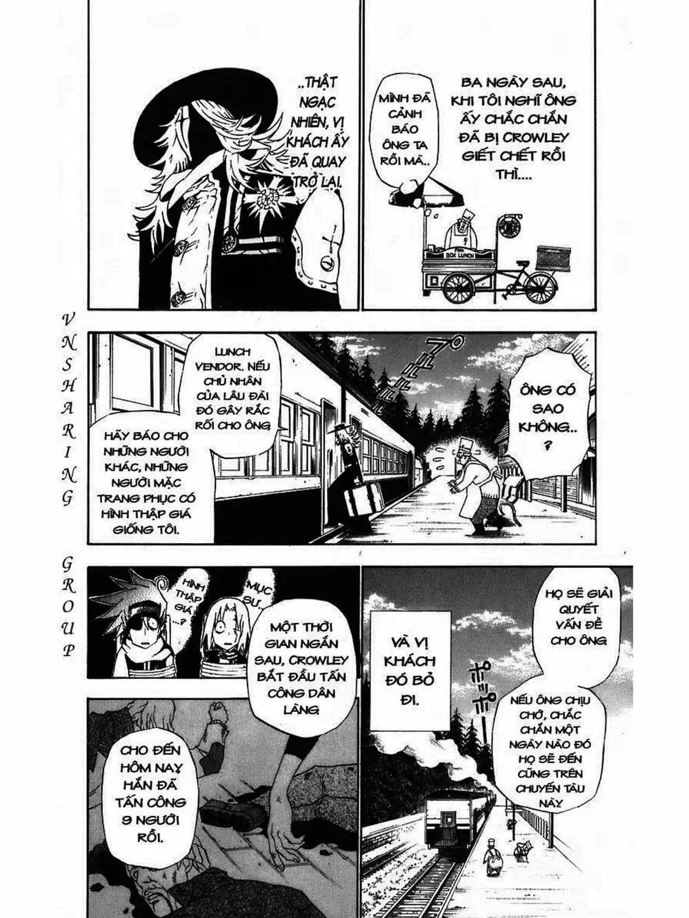 Truyện Tranh Quái Vật Sinh Ra Từ Linh Hồn Chết Chóc - D. Gray-Man trang 8