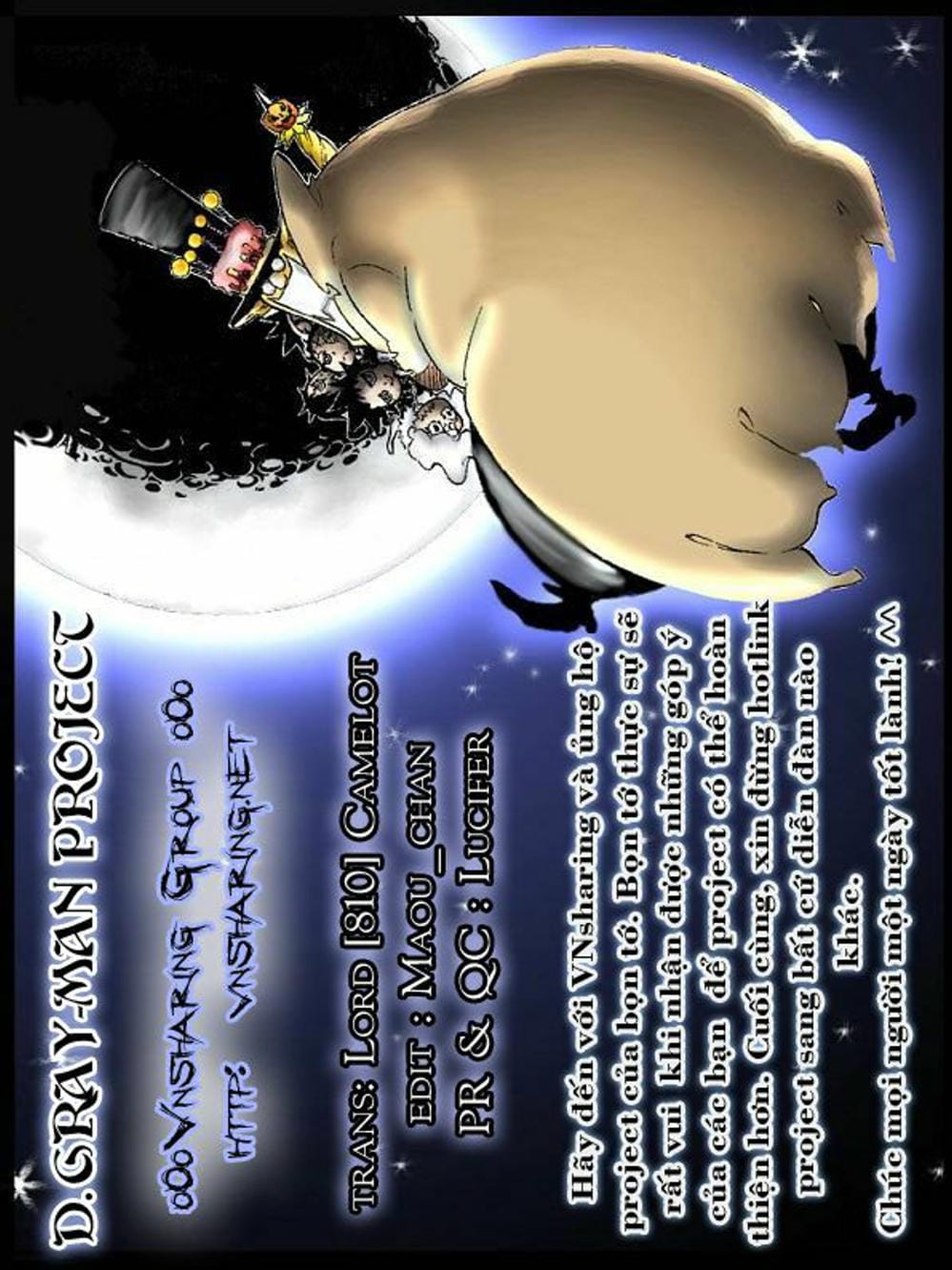 Truyện Tranh Quái Vật Sinh Ra Từ Linh Hồn Chết Chóc - D. Gray-Man trang 8