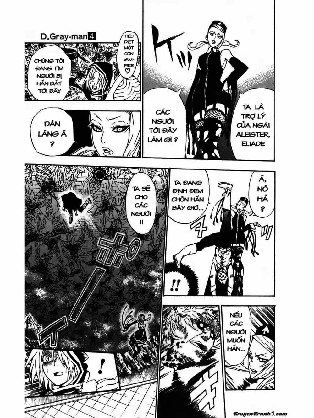 Truyện Tranh Quái Vật Sinh Ra Từ Linh Hồn Chết Chóc - D. Gray-Man trang 8