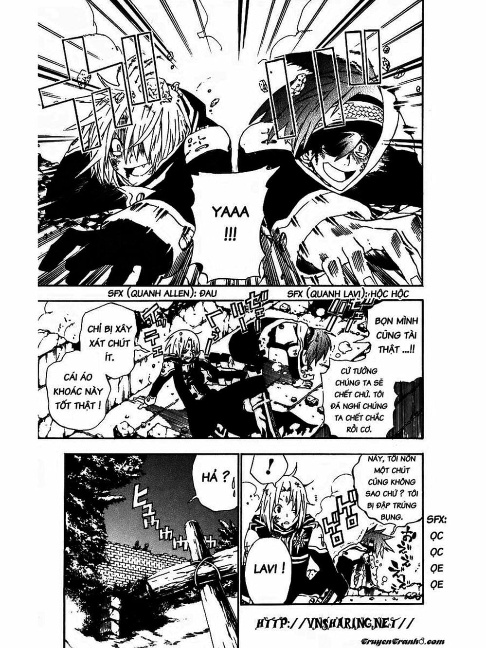 Truyện Tranh Quái Vật Sinh Ra Từ Linh Hồn Chết Chóc - D. Gray-Man trang 8