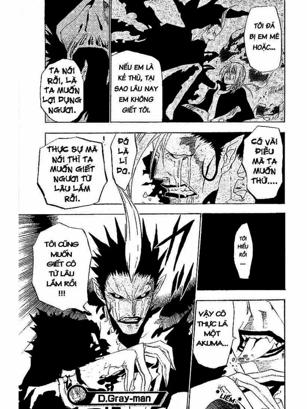Truyện Tranh Quái Vật Sinh Ra Từ Linh Hồn Chết Chóc - D. Gray-Man trang 8