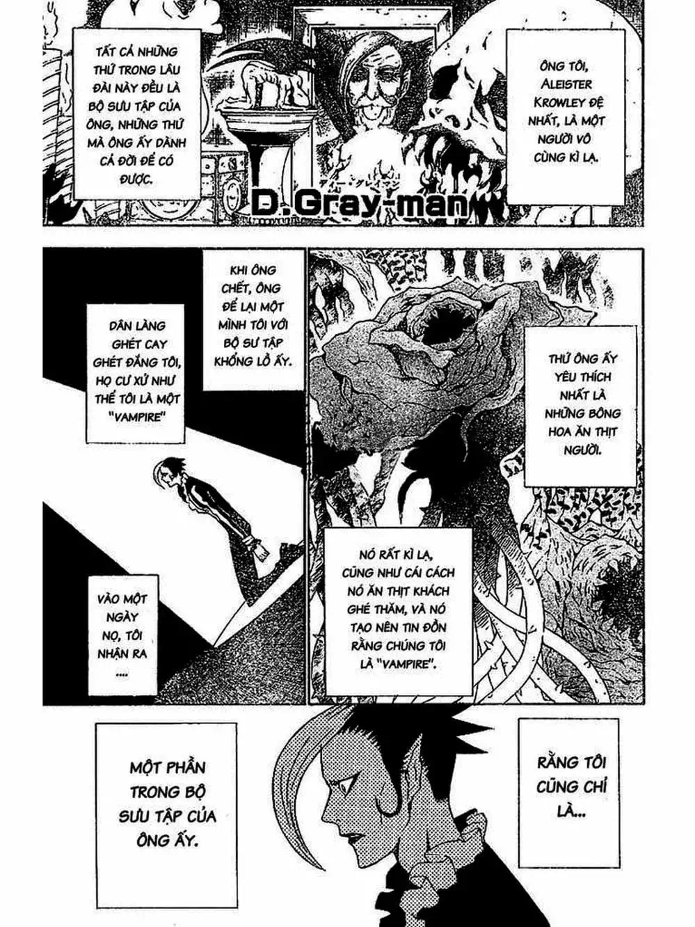 Truyện Tranh Quái Vật Sinh Ra Từ Linh Hồn Chết Chóc - D. Gray-Man trang 8