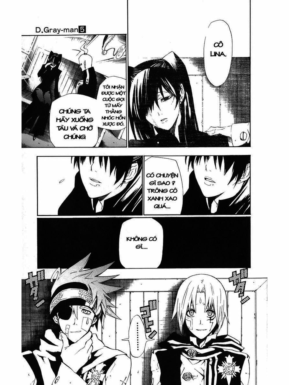 Truyện Tranh Quái Vật Sinh Ra Từ Linh Hồn Chết Chóc - D. Gray-Man trang 8