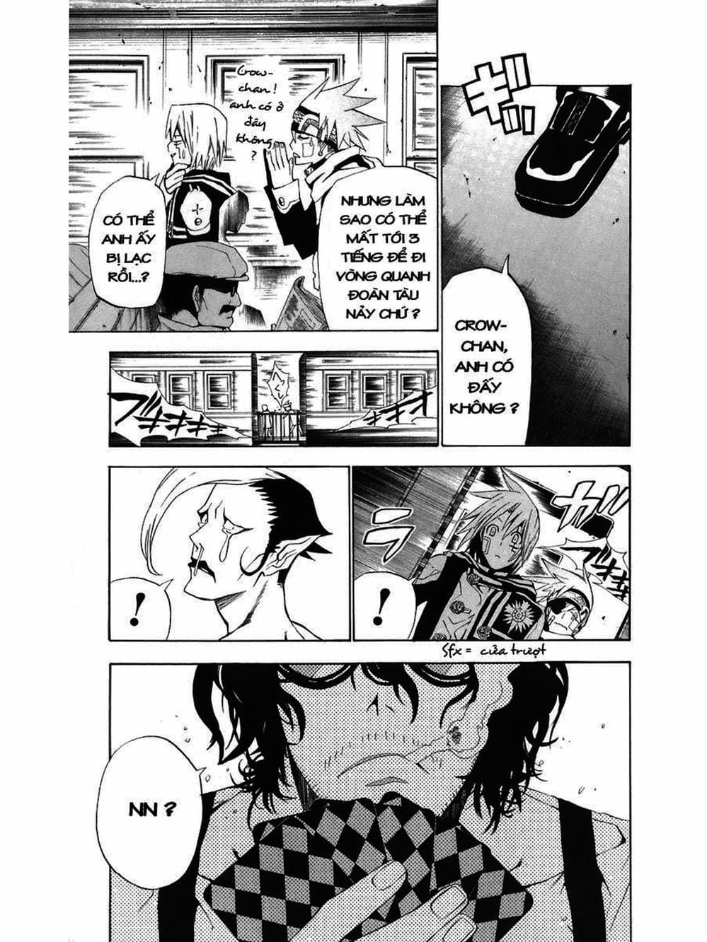 Truyện Tranh Quái Vật Sinh Ra Từ Linh Hồn Chết Chóc - D. Gray-Man trang 8