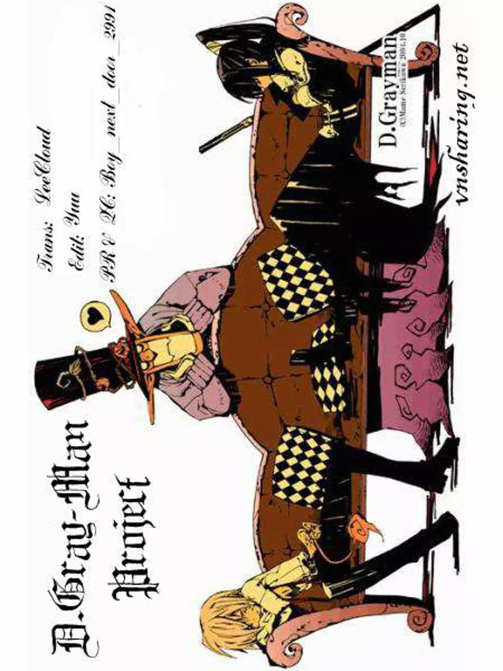 Truyện Tranh Quái Vật Sinh Ra Từ Linh Hồn Chết Chóc - D. Gray-Man trang 8