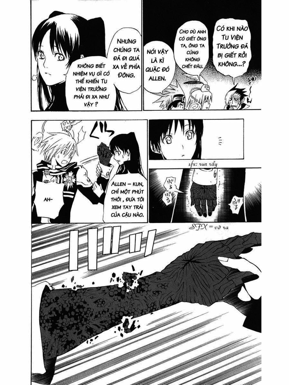 Truyện Tranh Quái Vật Sinh Ra Từ Linh Hồn Chết Chóc - D. Gray-Man trang 8