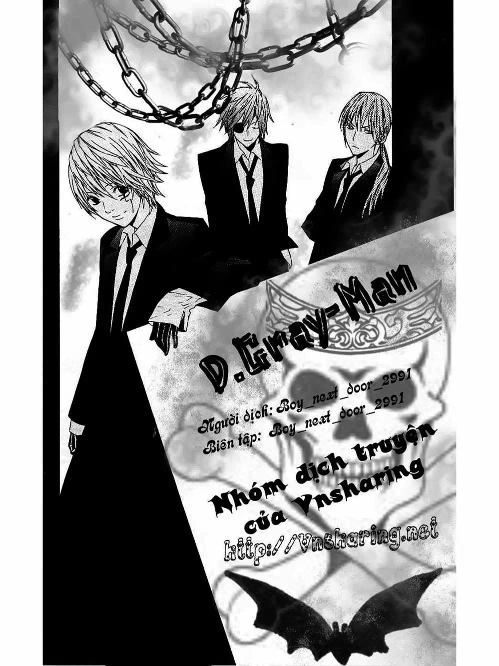 Truyện Tranh Quái Vật Sinh Ra Từ Linh Hồn Chết Chóc - D. Gray-Man trang 8