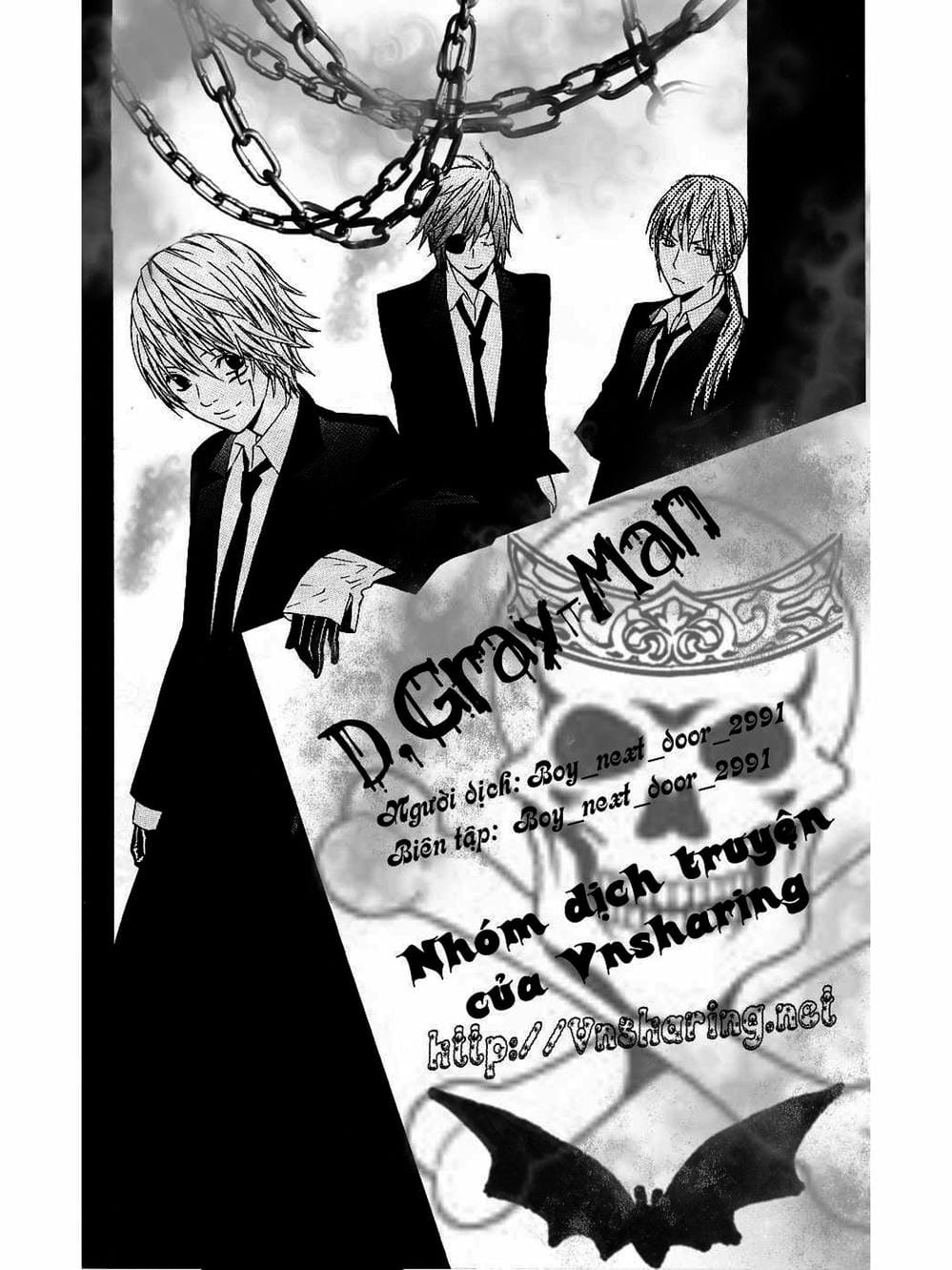 Truyện Tranh Quái Vật Sinh Ra Từ Linh Hồn Chết Chóc - D. Gray-Man trang 8