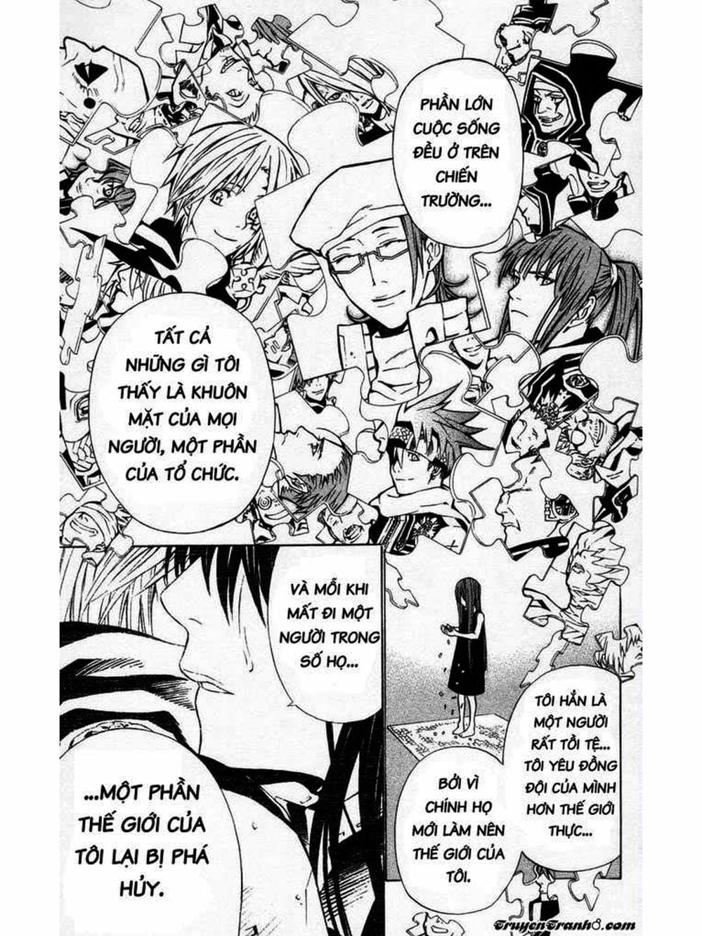 Truyện Tranh Quái Vật Sinh Ra Từ Linh Hồn Chết Chóc - D. Gray-Man trang 8