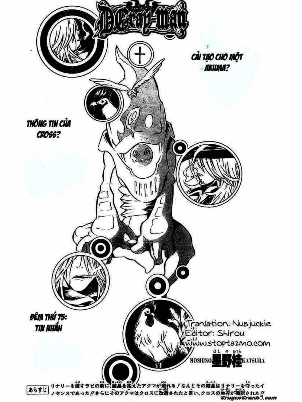 Truyện Tranh Quái Vật Sinh Ra Từ Linh Hồn Chết Chóc - D. Gray-Man trang 8