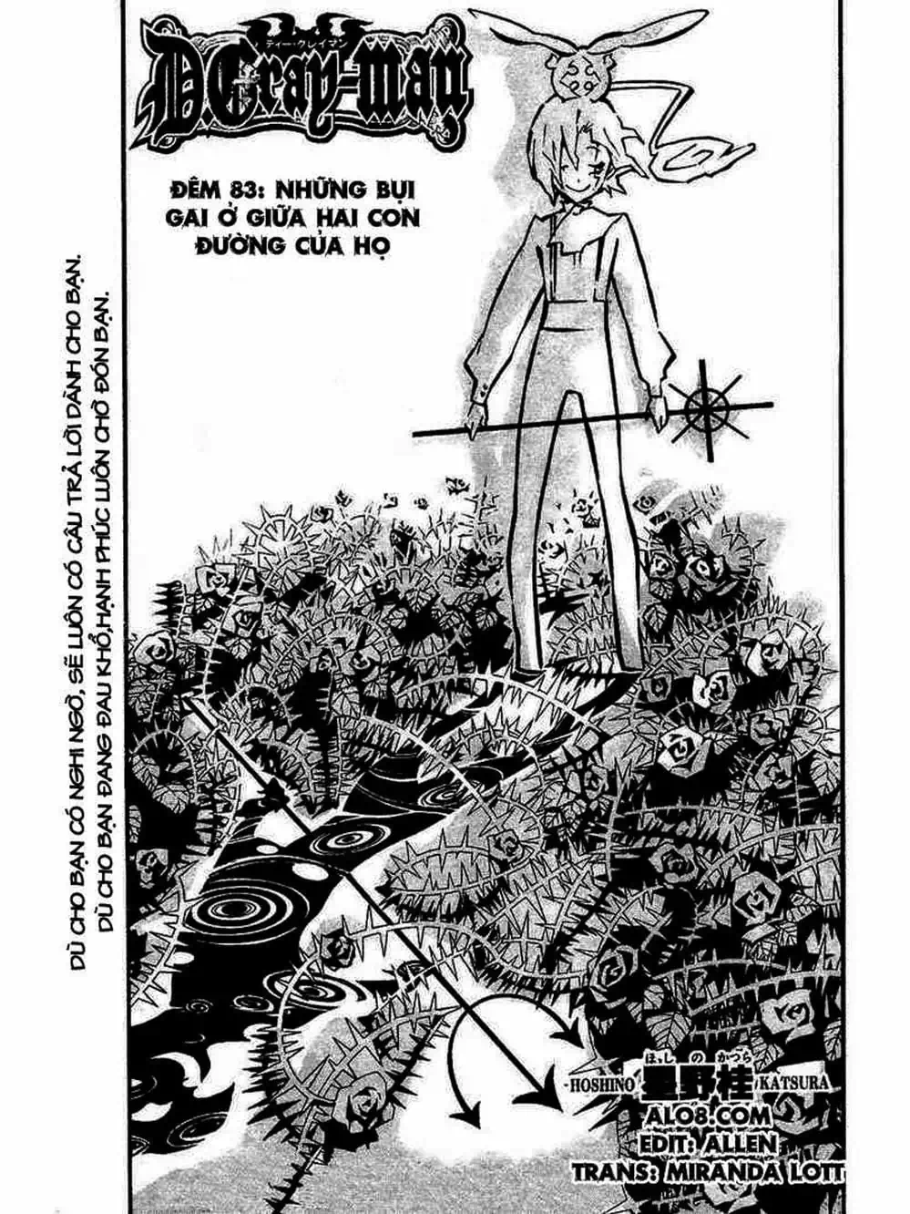 Truyện Tranh Quái Vật Sinh Ra Từ Linh Hồn Chết Chóc - D. Gray-Man trang 8