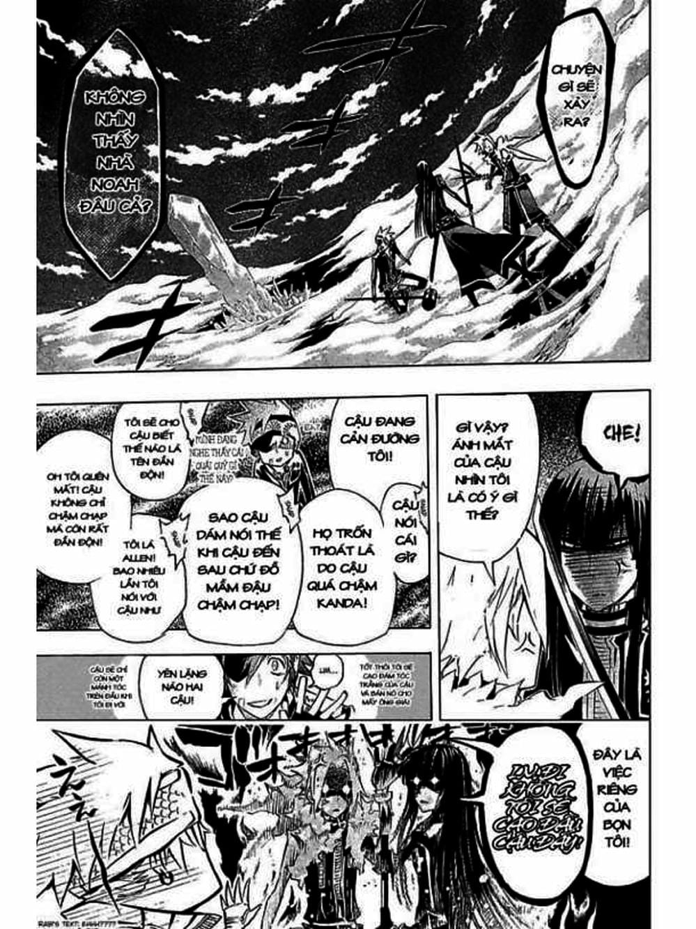 Truyện Tranh Quái Vật Sinh Ra Từ Linh Hồn Chết Chóc - D. Gray-Man trang 8