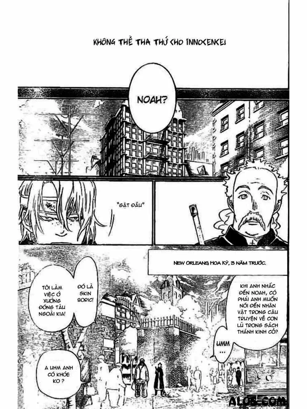 Truyện Tranh Quái Vật Sinh Ra Từ Linh Hồn Chết Chóc - D. Gray-Man trang 8