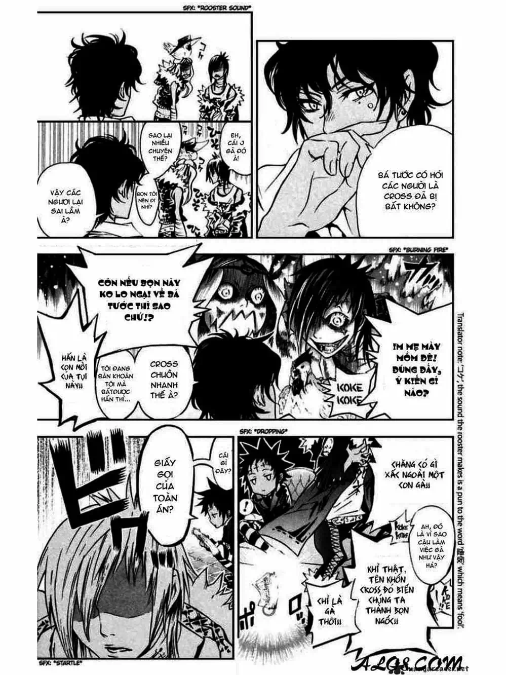 Truyện Tranh Quái Vật Sinh Ra Từ Linh Hồn Chết Chóc - D. Gray-Man trang 8