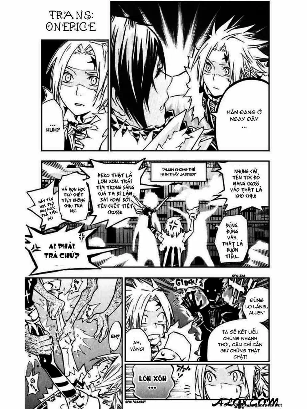 Truyện Tranh Quái Vật Sinh Ra Từ Linh Hồn Chết Chóc - D. Gray-Man trang 8