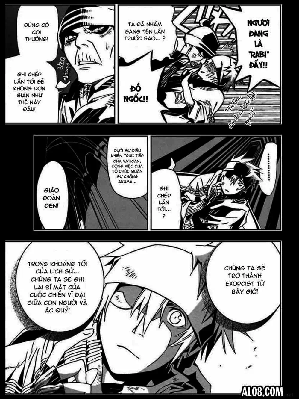 Truyện Tranh Quái Vật Sinh Ra Từ Linh Hồn Chết Chóc - D. Gray-Man trang 8