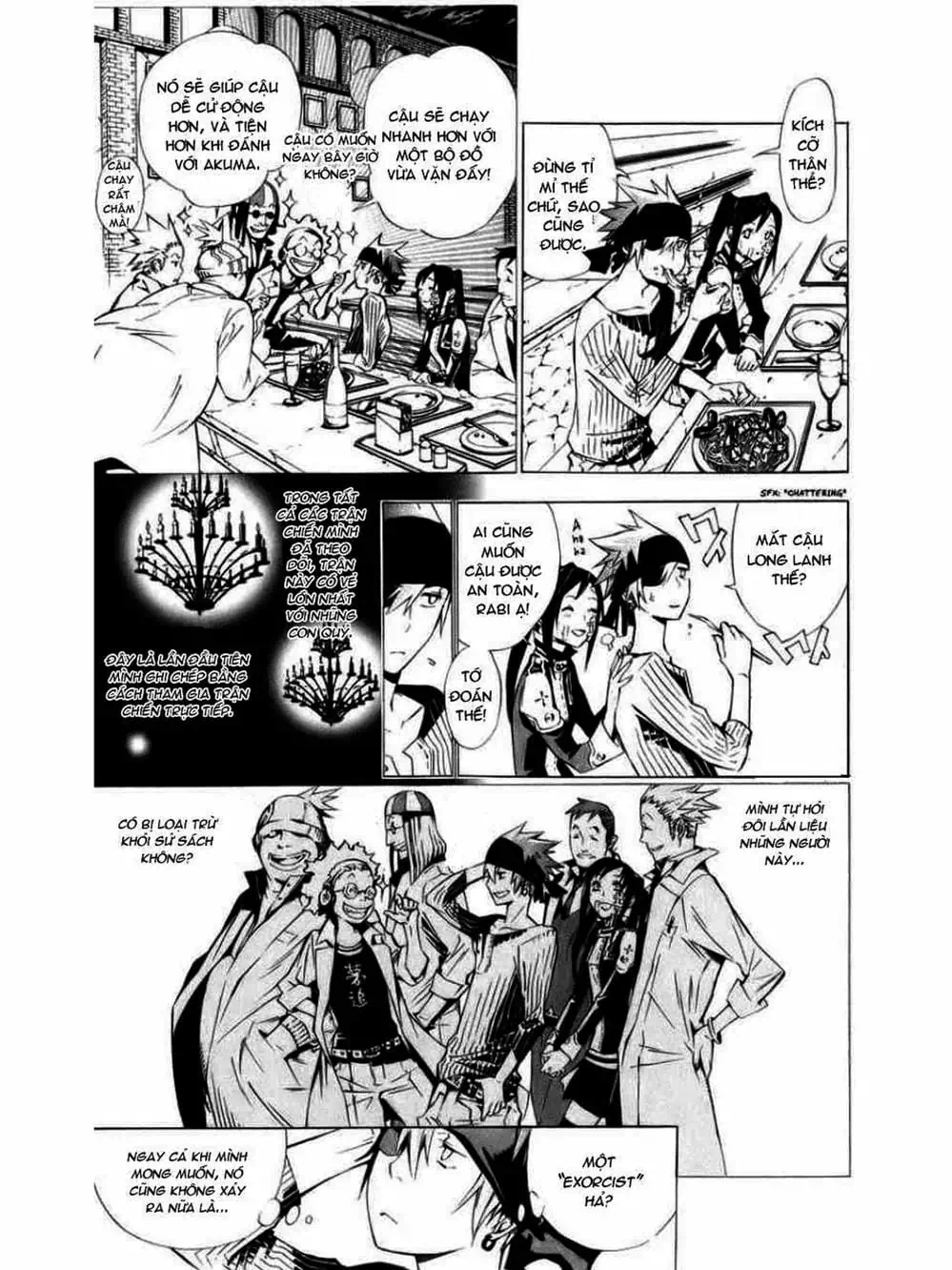 Truyện Tranh Quái Vật Sinh Ra Từ Linh Hồn Chết Chóc - D. Gray-Man trang 8