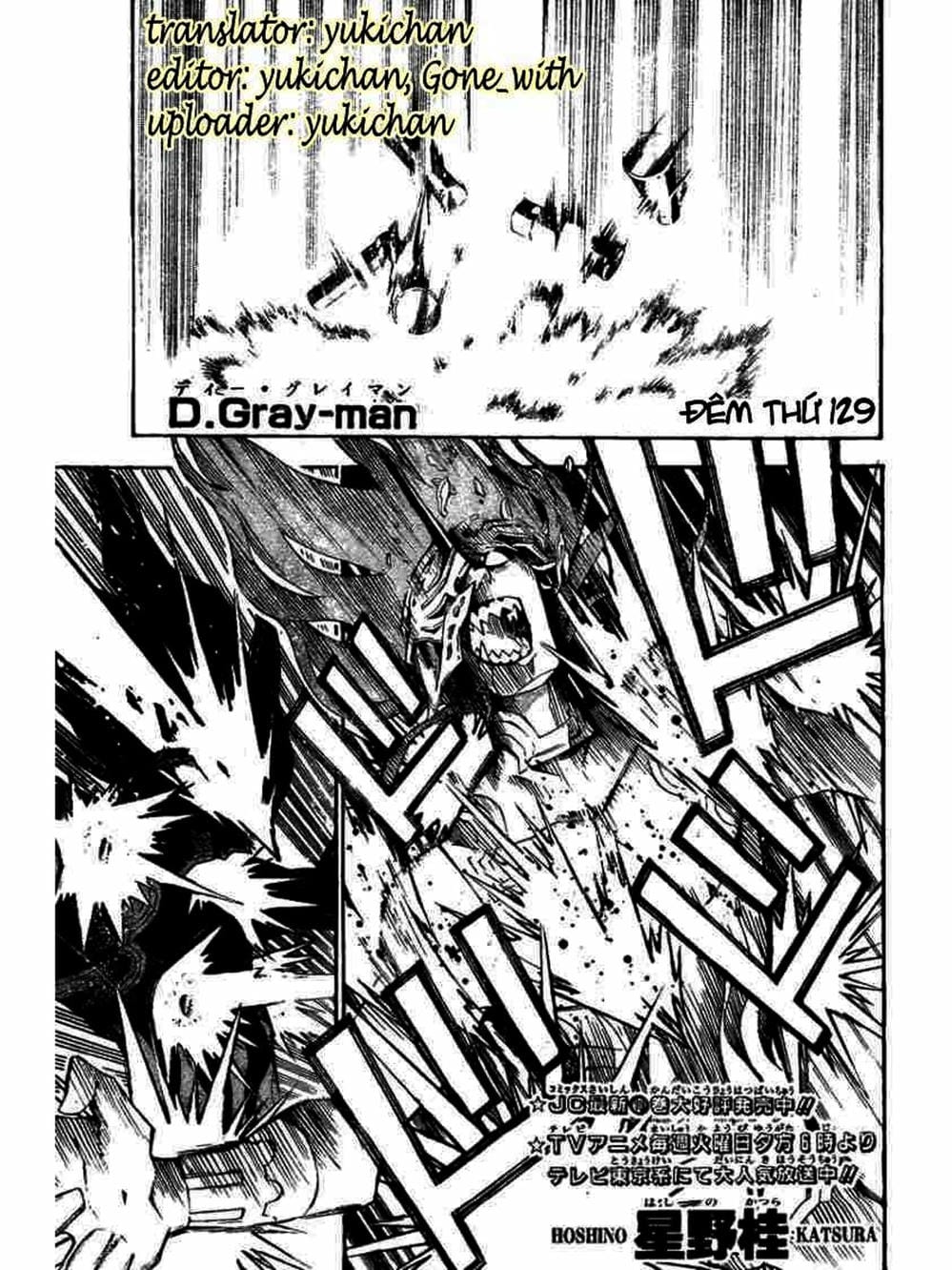 Truyện Tranh Quái Vật Sinh Ra Từ Linh Hồn Chết Chóc - D. Gray-Man trang 8