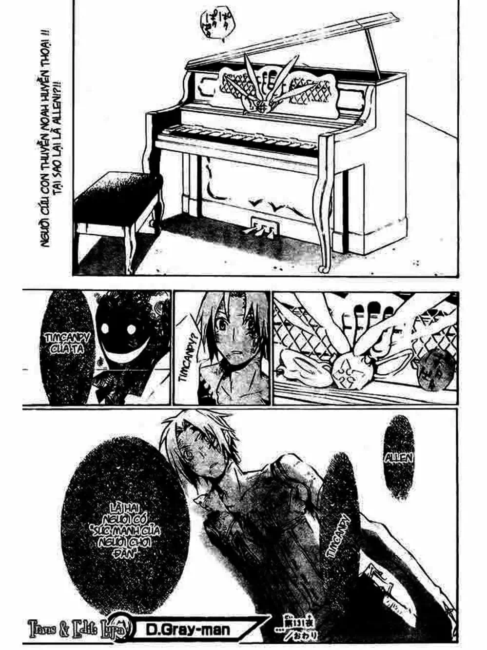 Truyện Tranh Quái Vật Sinh Ra Từ Linh Hồn Chết Chóc - D. Gray-Man trang 8