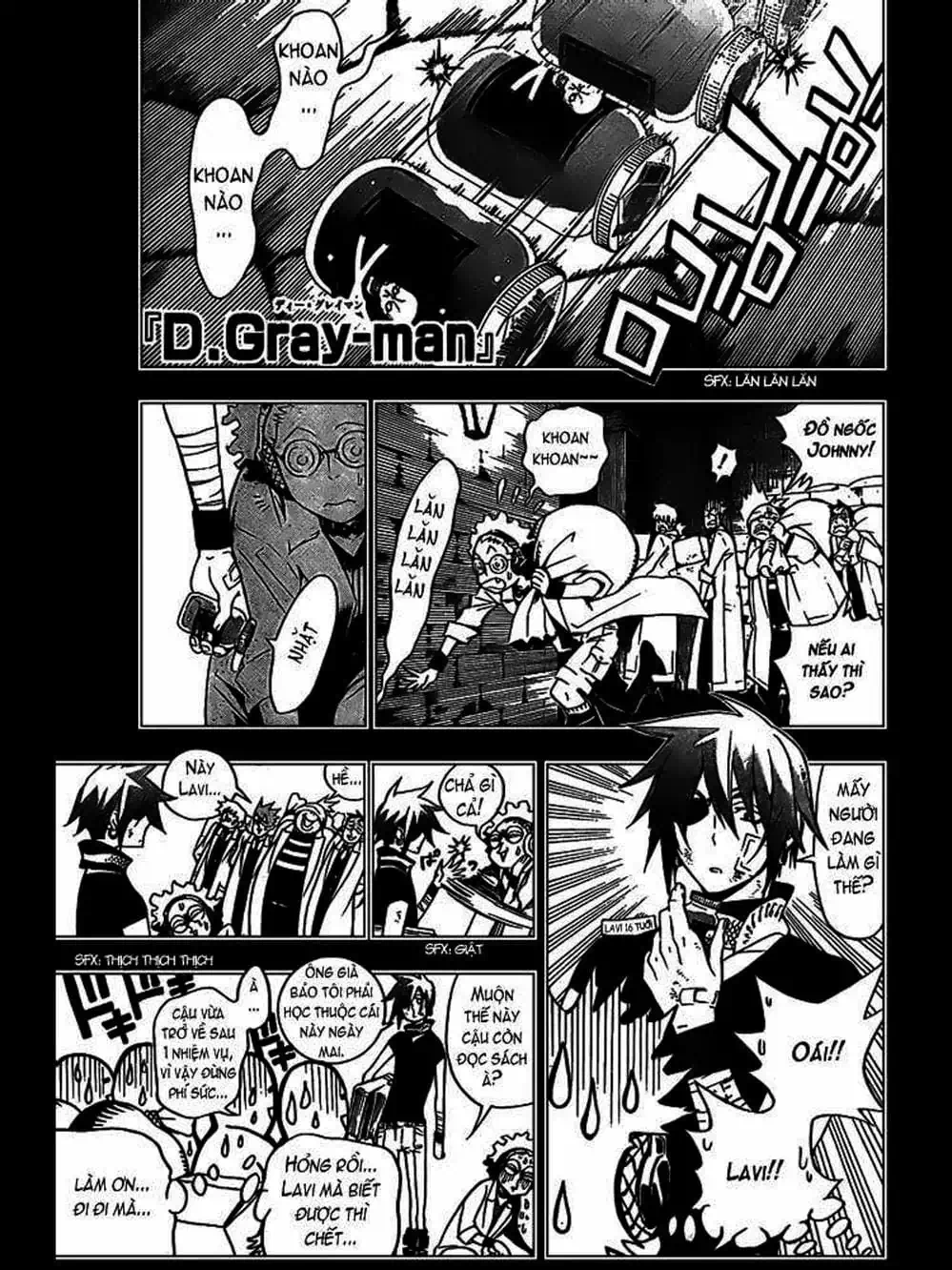 Truyện Tranh Quái Vật Sinh Ra Từ Linh Hồn Chết Chóc - D. Gray-Man trang 8