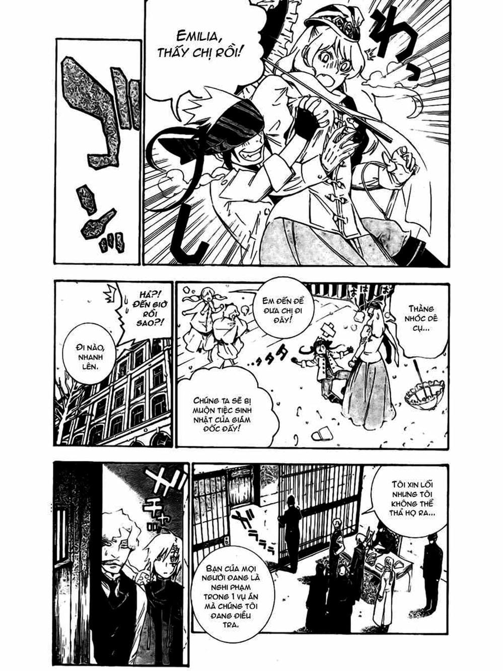 Truyện Tranh Quái Vật Sinh Ra Từ Linh Hồn Chết Chóc - D. Gray-Man trang 8