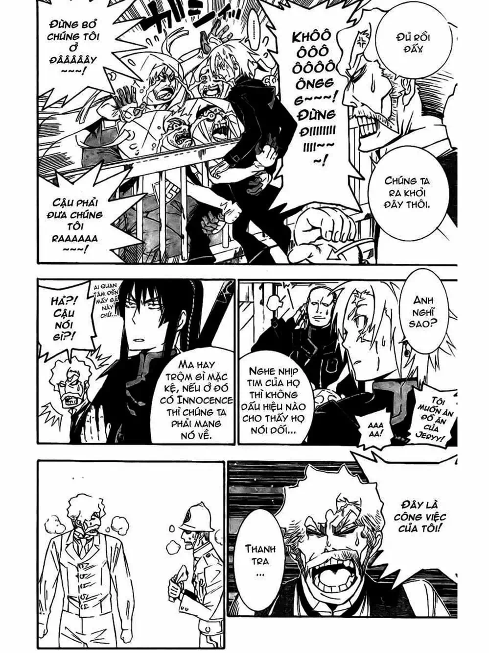 Truyện Tranh Quái Vật Sinh Ra Từ Linh Hồn Chết Chóc - D. Gray-Man trang 8