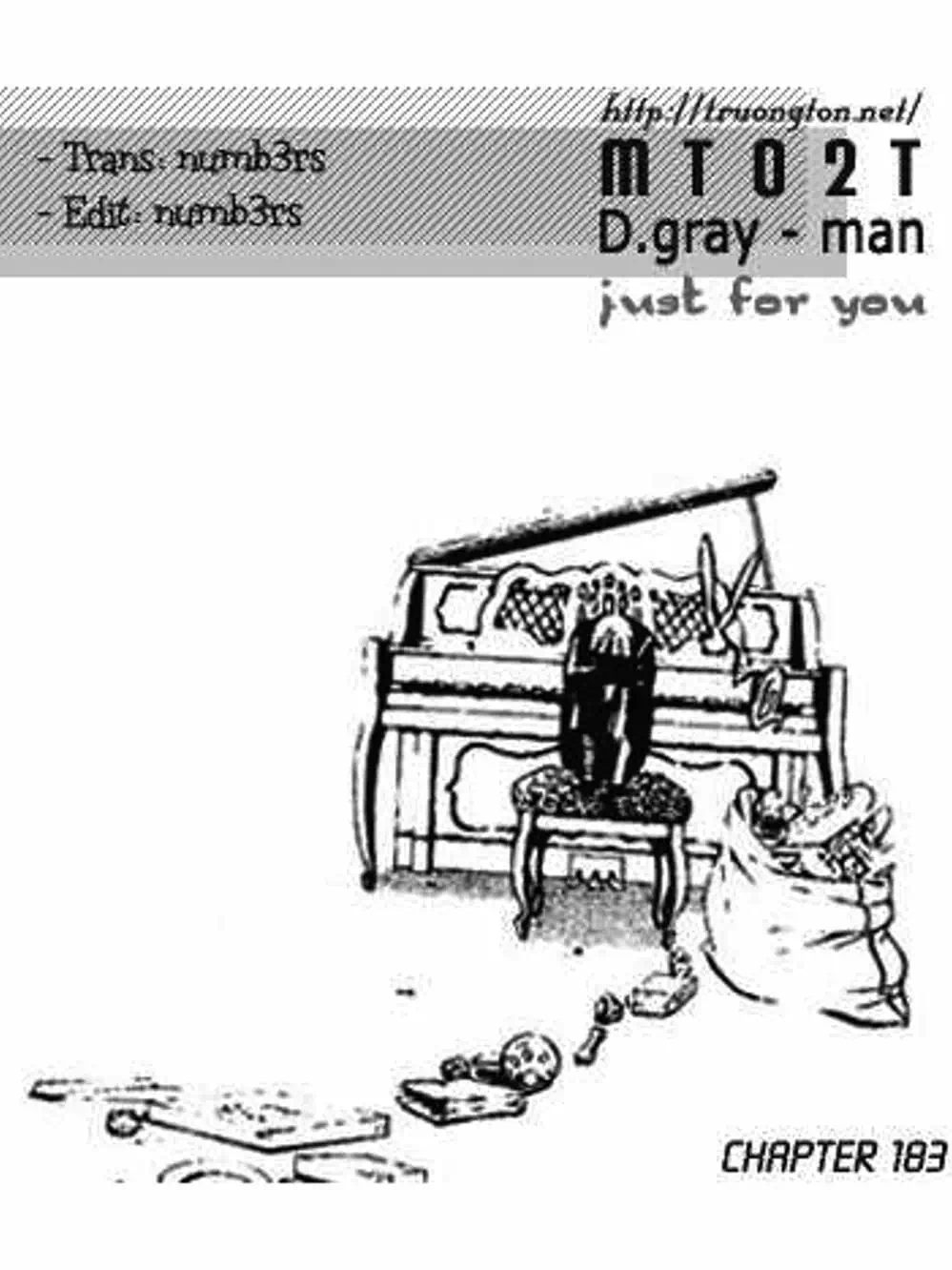 Truyện Tranh Quái Vật Sinh Ra Từ Linh Hồn Chết Chóc - D. Gray-Man trang 8