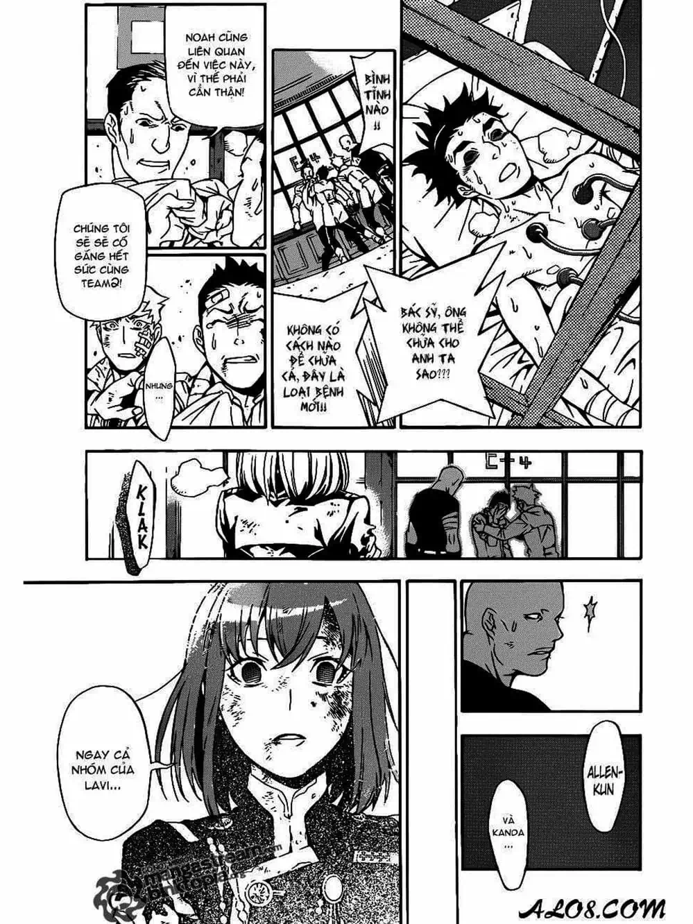 Truyện Tranh Quái Vật Sinh Ra Từ Linh Hồn Chết Chóc - D. Gray-Man trang 8