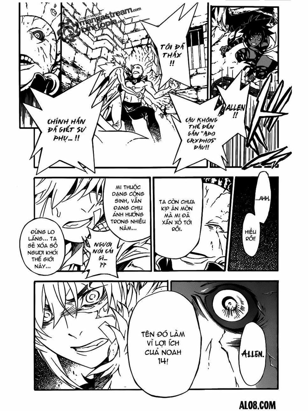 Truyện Tranh Quái Vật Sinh Ra Từ Linh Hồn Chết Chóc - D. Gray-Man trang 8