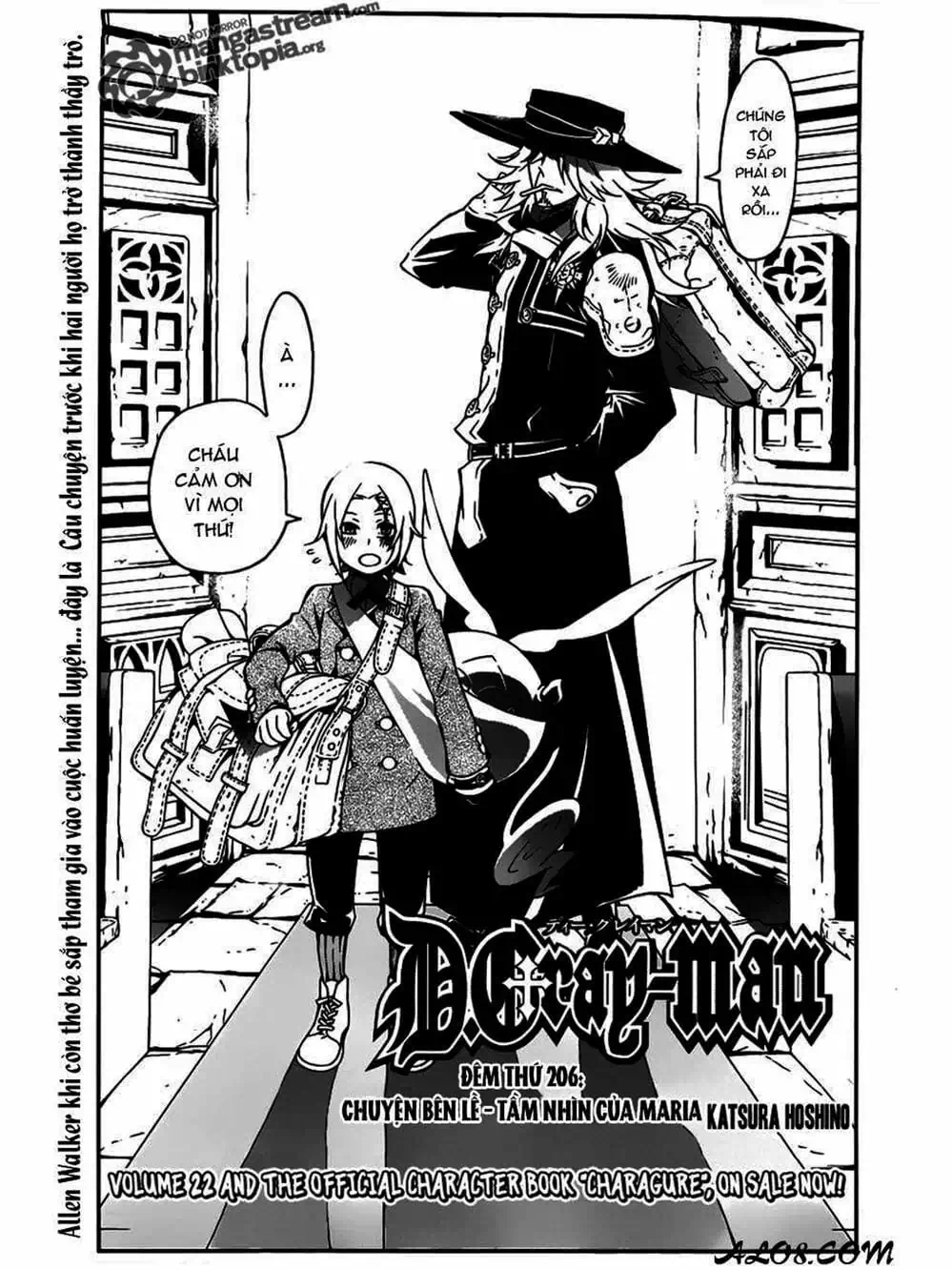 Truyện Tranh Quái Vật Sinh Ra Từ Linh Hồn Chết Chóc - D. Gray-Man trang 8