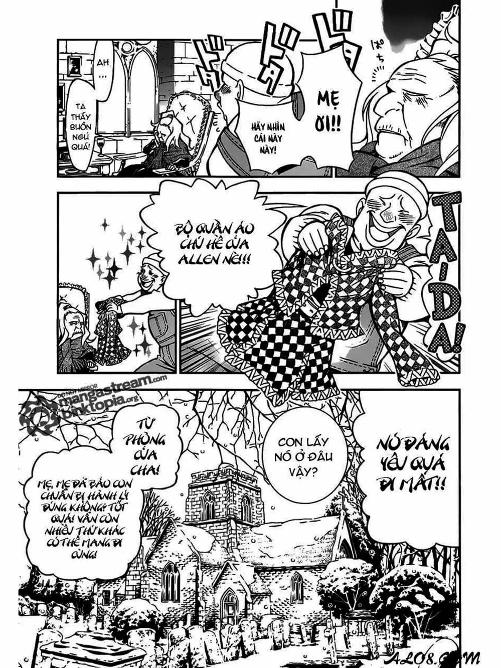 Truyện Tranh Quái Vật Sinh Ra Từ Linh Hồn Chết Chóc - D. Gray-Man trang 8